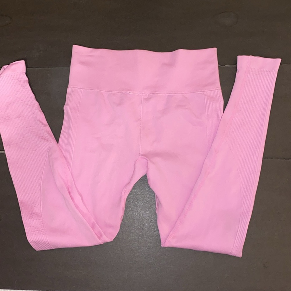 Forever 21 Medium Pink Leggings Yoga Pants - Picture 5 of 11